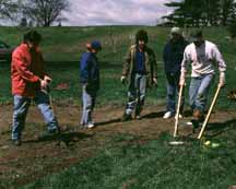 the happy gardeners at work